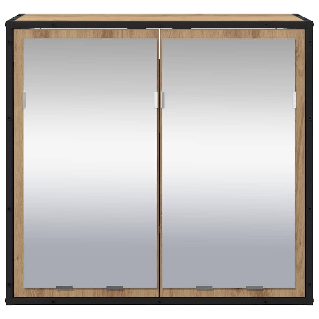 vidaXL Ράφι Τοίχου με ράφι Επιτοίχιο Artisan Oak 65 x 20 x 60 εκ