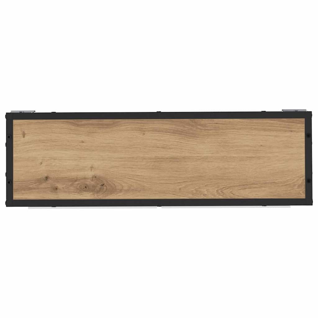 vidaXL Ράφι Τοίχου με ράφι Επιτοίχιο Artisan Oak 65 x 20 x 60 εκ
