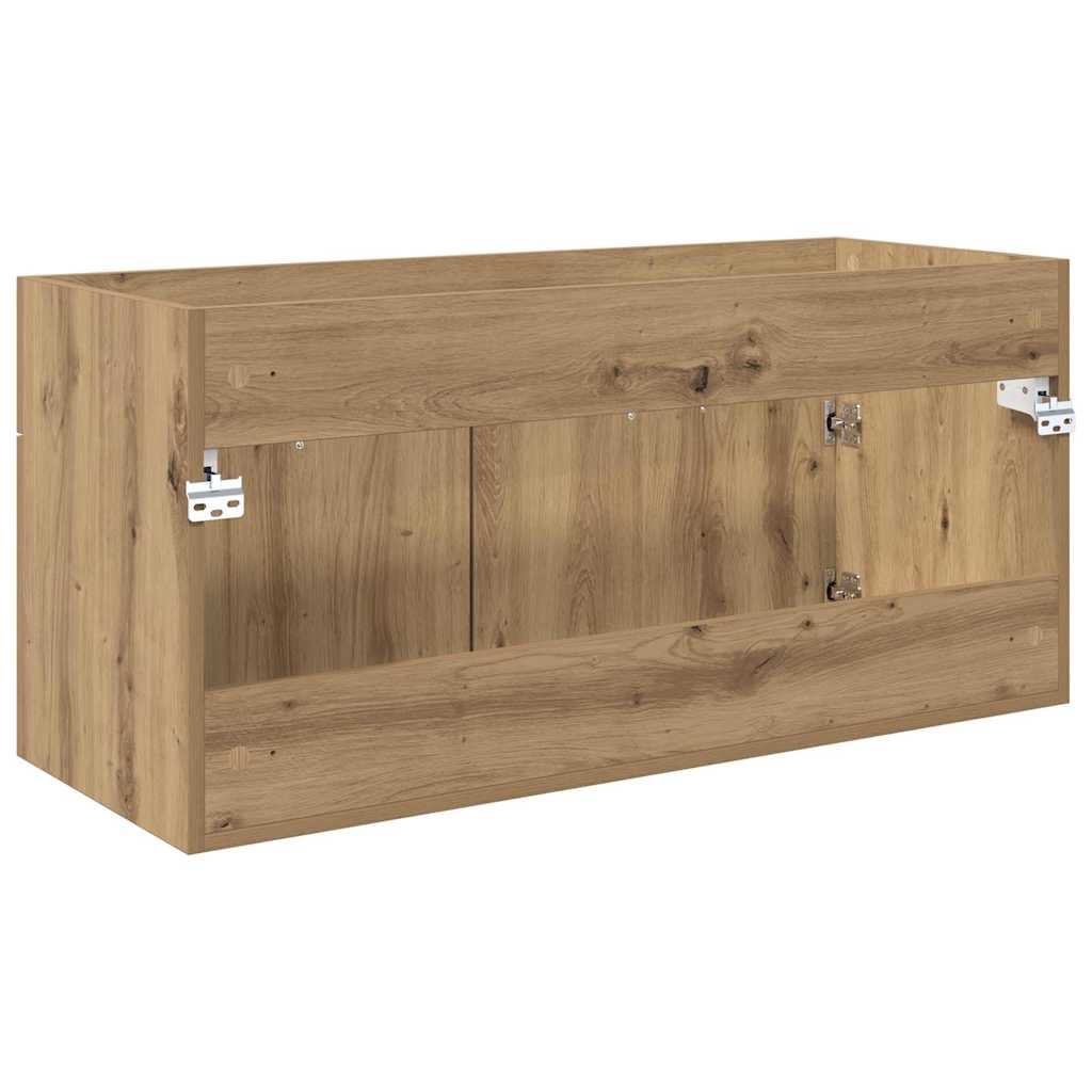 vidaXL Ντουλάπι νιπτήρα με αποθήκευση Artisan Oak Επεξεργασμένο ξύλο