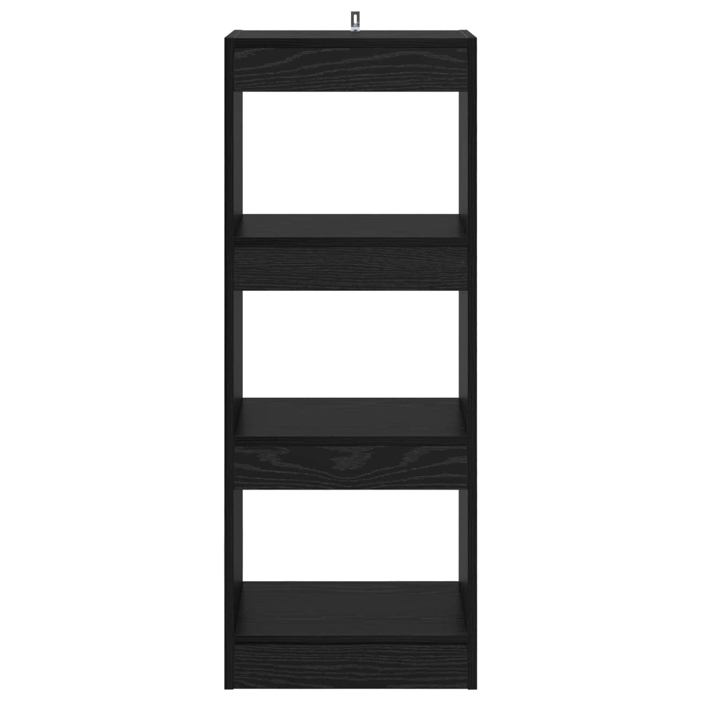 vidaXL Βιβλιοθήκη Μαύρη δρυς 37 x 30 x 103 εκ Επεξεργασμένο ξύλο