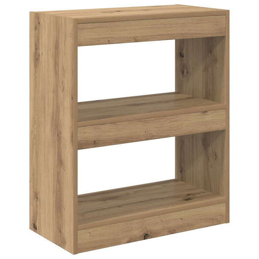 vidaXL Βιβλιοθήκη Artisan Oak 60 x 30 x 72 εκ. Επεξεργασμένο ξύλο