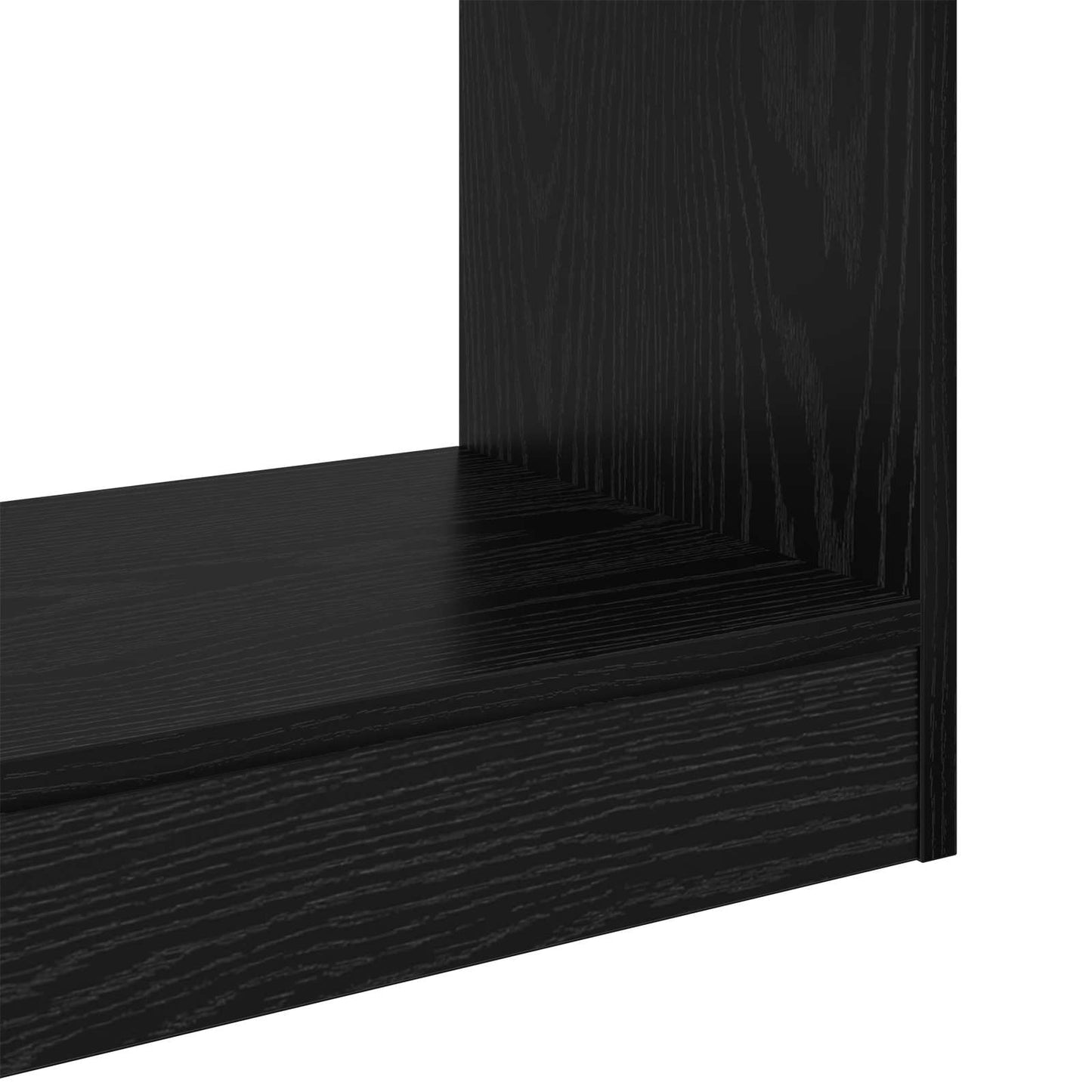 vidaXL Βιβλιοθήκη Μαύρη Οξυά 60 x 30 x 72 εκ. Επεξεργασμένο ξύλο