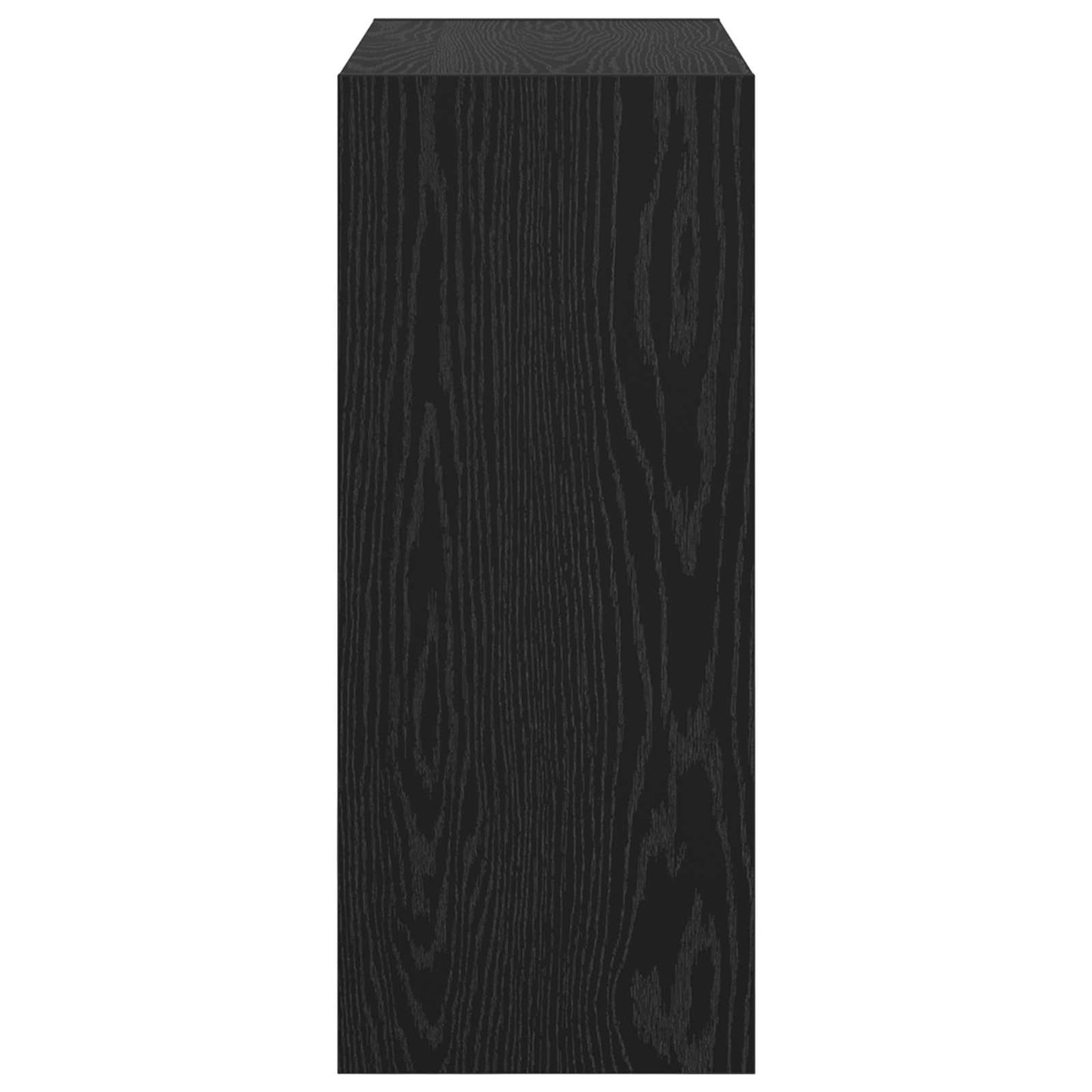 vidaXL Βιβλιοθήκη Μαύρη Οξυά 60 x 30 x 72 εκ. Επεξεργασμένο ξύλο