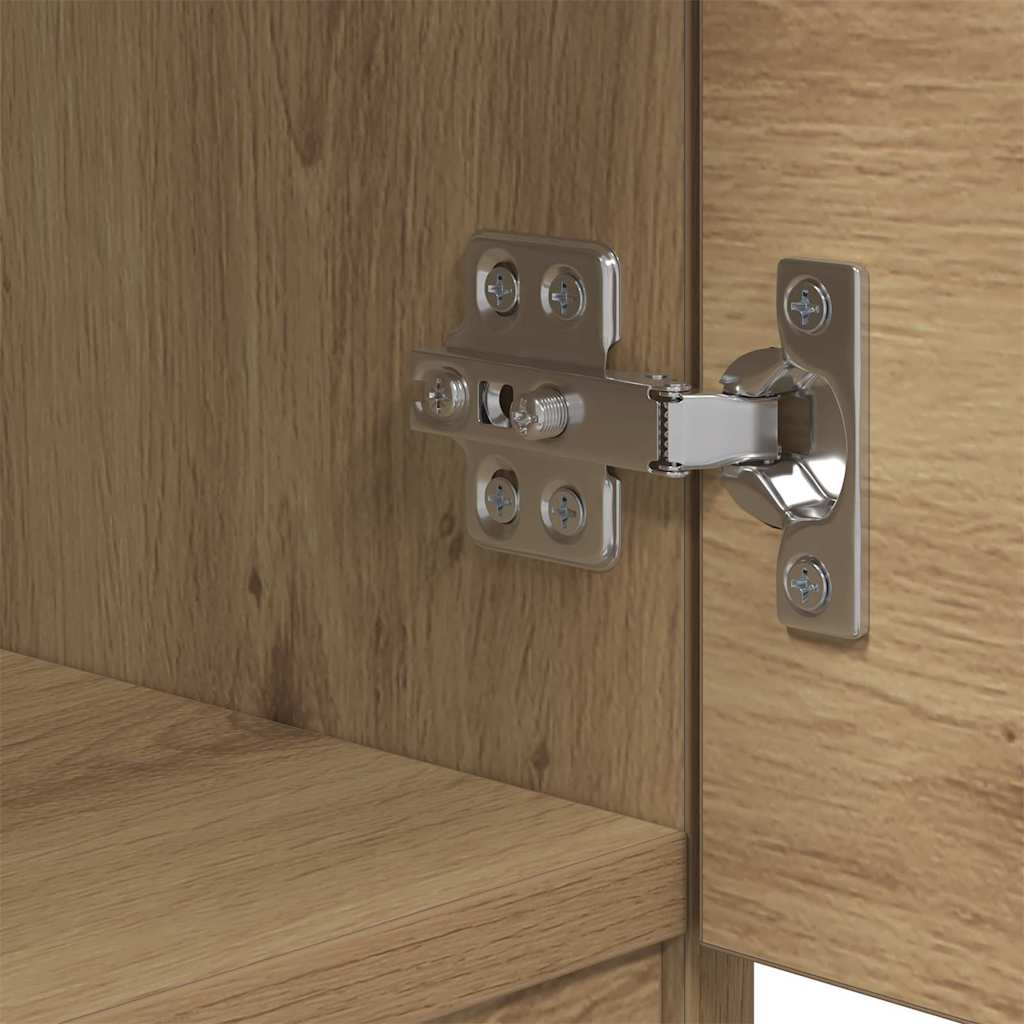 vidaXL Ντουλάπι κρεβατιού 2 pcs Artisan Oak 40 x 39 x 40 εκ.