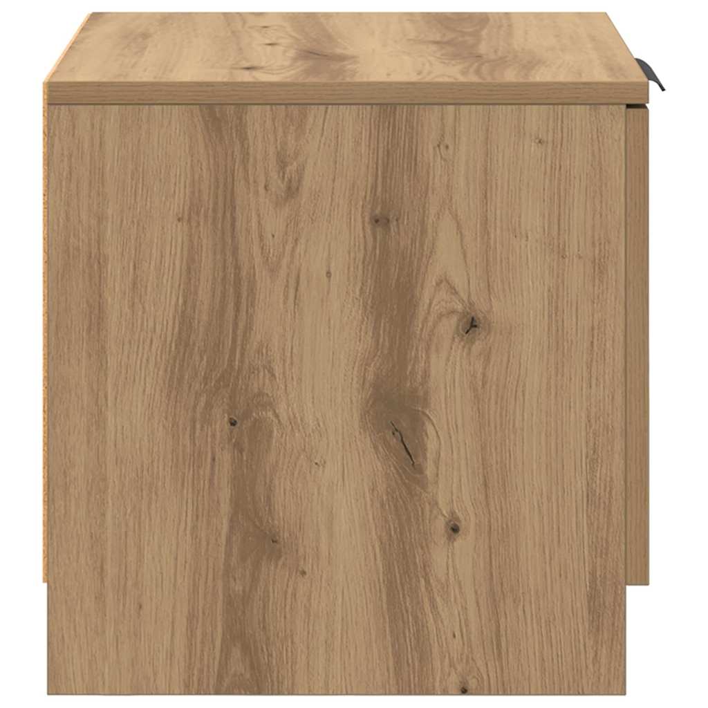 vidaXL Ντουλάπι κρεβατιού 2 pcs Artisan Oak 40 x 39 x 40 εκ.