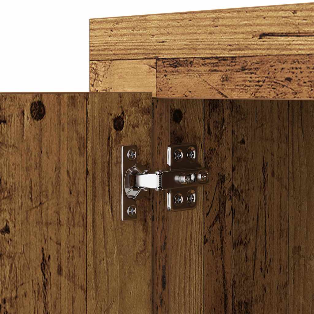 vidaXL Πλαϊνό γραφείο Παλιό ξύλο 80 x 40 x 75 εκ. Επεξεργασμένο ξύλο