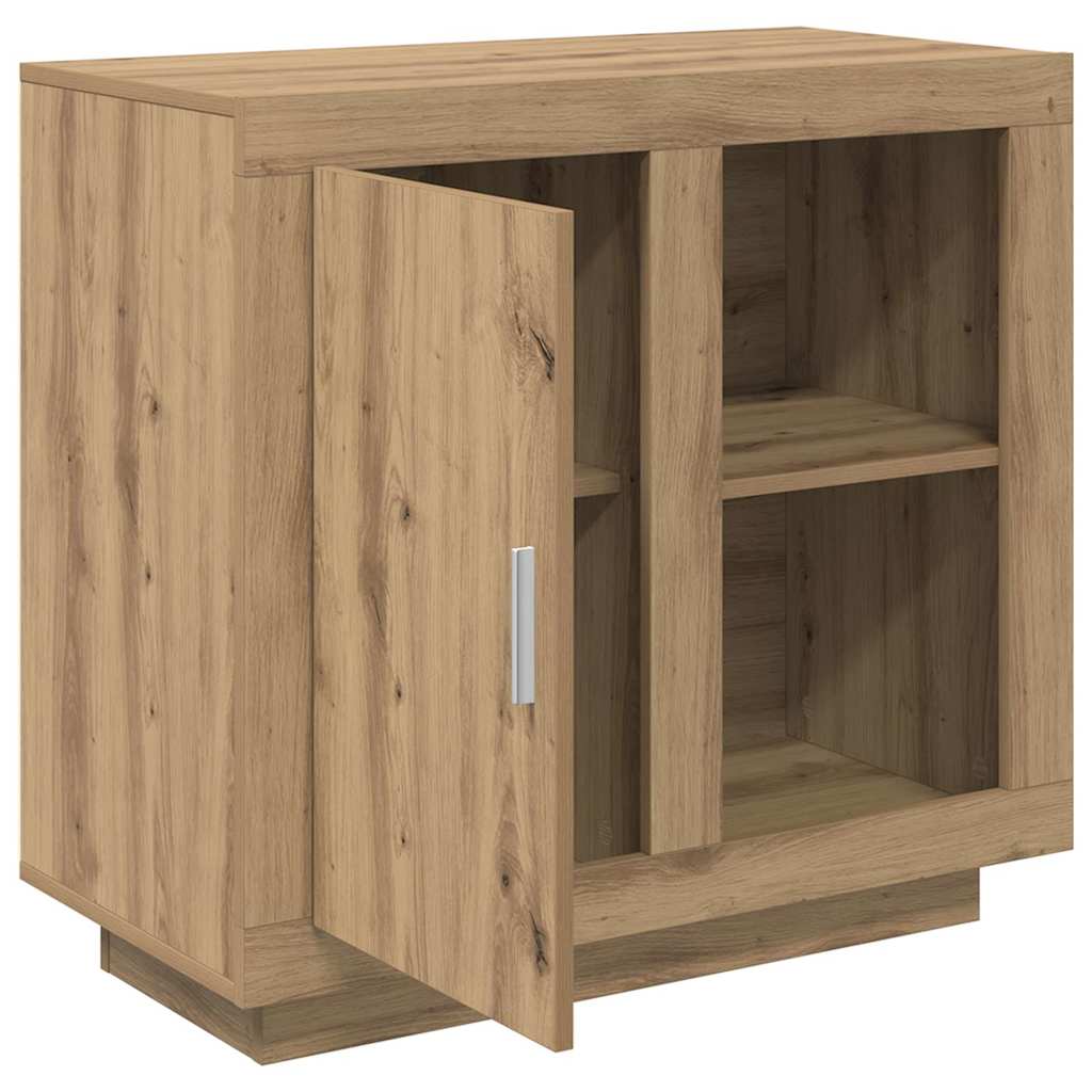 vidaXL Πλαϊνό γραφείο Artisan Oak 80 x 40 x 75 εκ. Επεξεργασμένο ξύλο