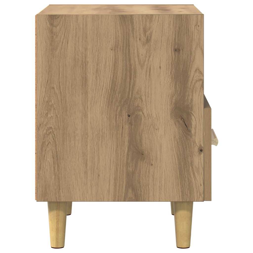 vidaXL Κομοδίνο 2 pcs Artisan Oak 40 x 35 x 47 εκ. Επεξεργασμένο ξύλο