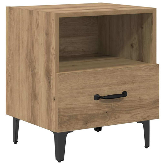 vidaXL Κομοδίνο Artisan Oak 40 x 35 x 47,5 εκ Επεξεργασμένο ξύλο