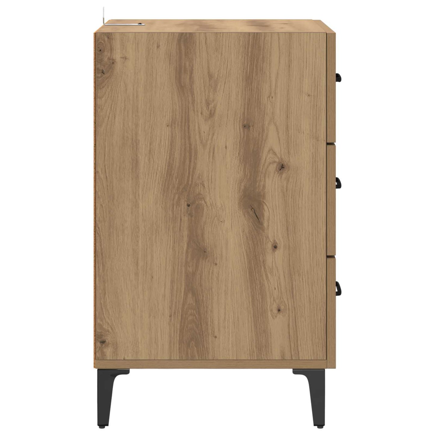 vidaXL Κομοδίνο Artisan Oak 40 x 40.5 x 66 εκ Επεξεργασμένο Ξύλο