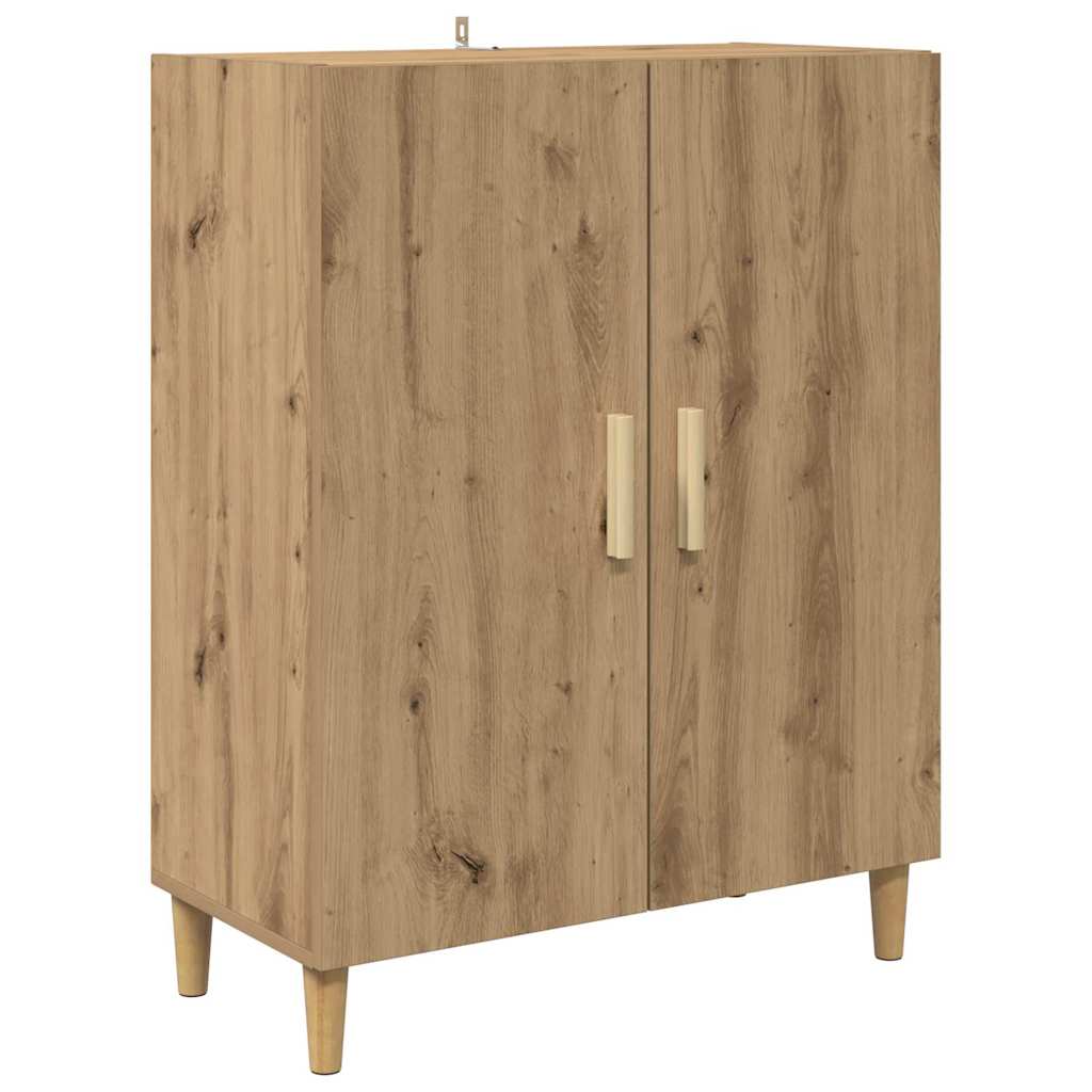 vidaXL Πλαϊνό γραφείο Artisan Oak 70 x 34 x 90 εκ. Επεξεργασμένο ξύλο