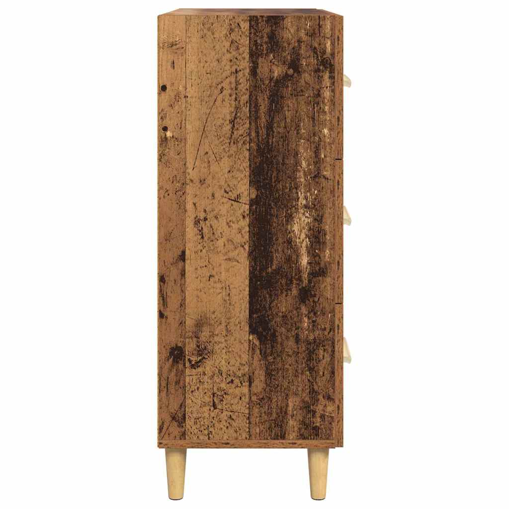 vidaXL Πλαϊνό γραφείο Παλιό ξύλο 69,5 x 34 x 90 εκ. Επεξεργασμένο ξύλο