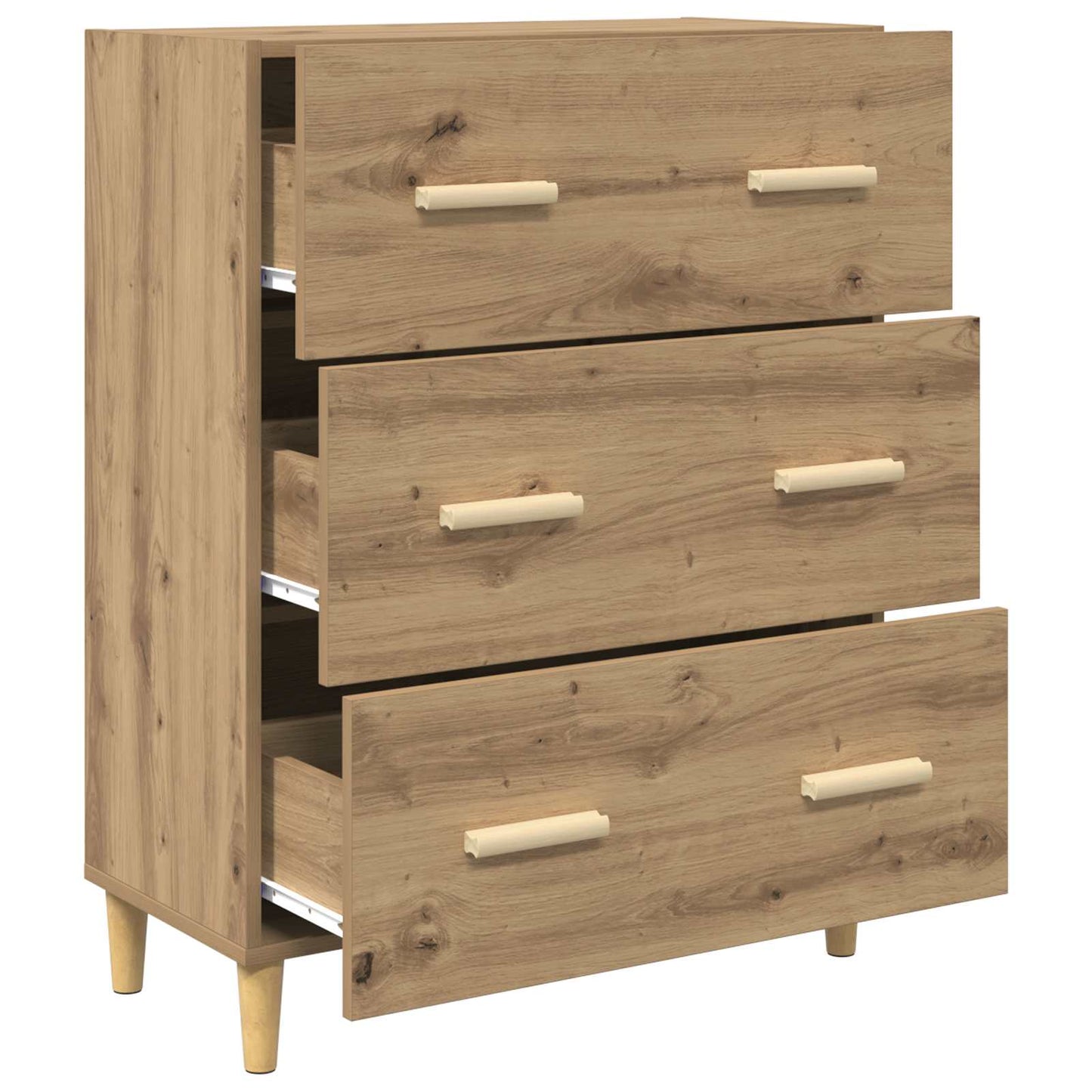 vidaXL Πλαϊνό γραφείο Artisan Oak 69,5 x 34 x 90 εκ.