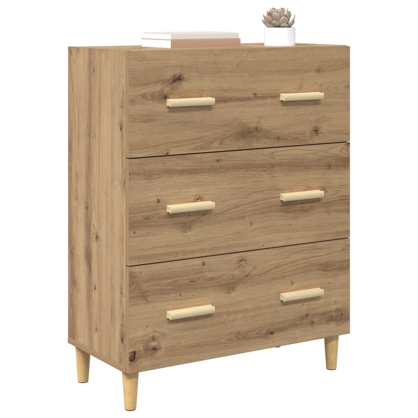 vidaXL Πλαϊνό γραφείο Artisan Oak 69,5 x 34 x 90 εκ.