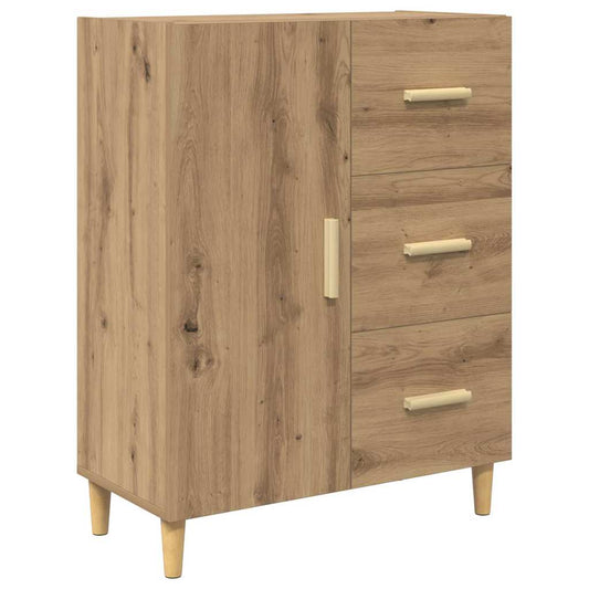 vidaXL Πλαϊνό γραφείο Artisan Oak 34 x 69.5 x 90 εκ Επεξεργασμένο ξύλο