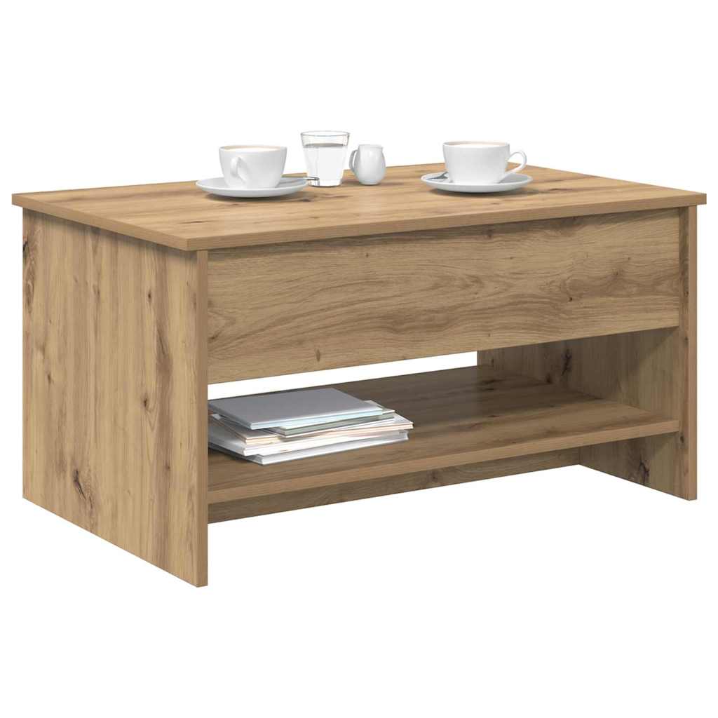 vidaXL Τραπεζάκι σαλονιού Artisan Oak 80 x 50,5 x 41,5 εκ