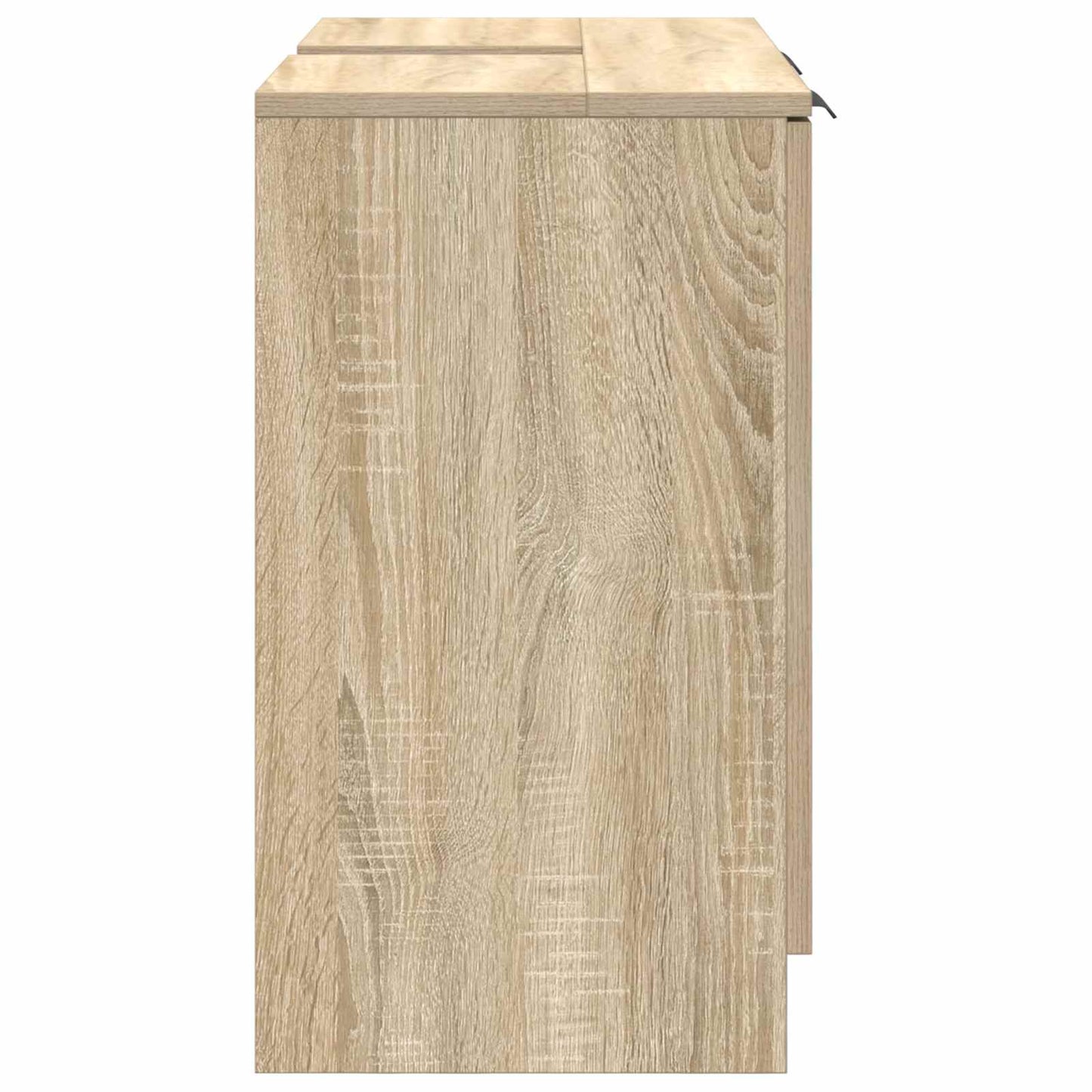 vidaXL Ντουλάπι Μπάνιου με αποθήκευση Δρύς Sonoma 64,5 x 33,5 x 59 εκ.