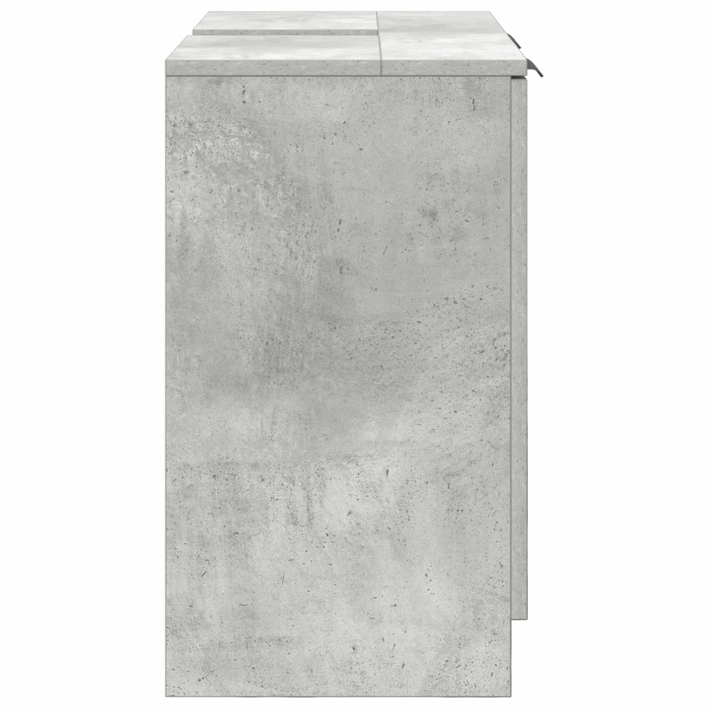 vidaXL Ντουλάπι Μπάνιου με πόρτα Σκυρόδεμα Γκρι 64,5 x 33,5 x 59 εκ.