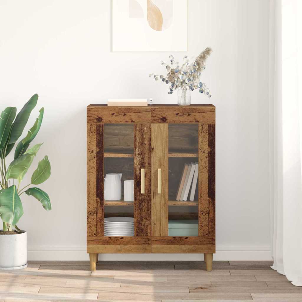 vidaXL Πλαϊνό γραφείο Παλιό Ξύλο 69,5 x 34 x 90 εκ. Επεξεργασμένο ξύλο