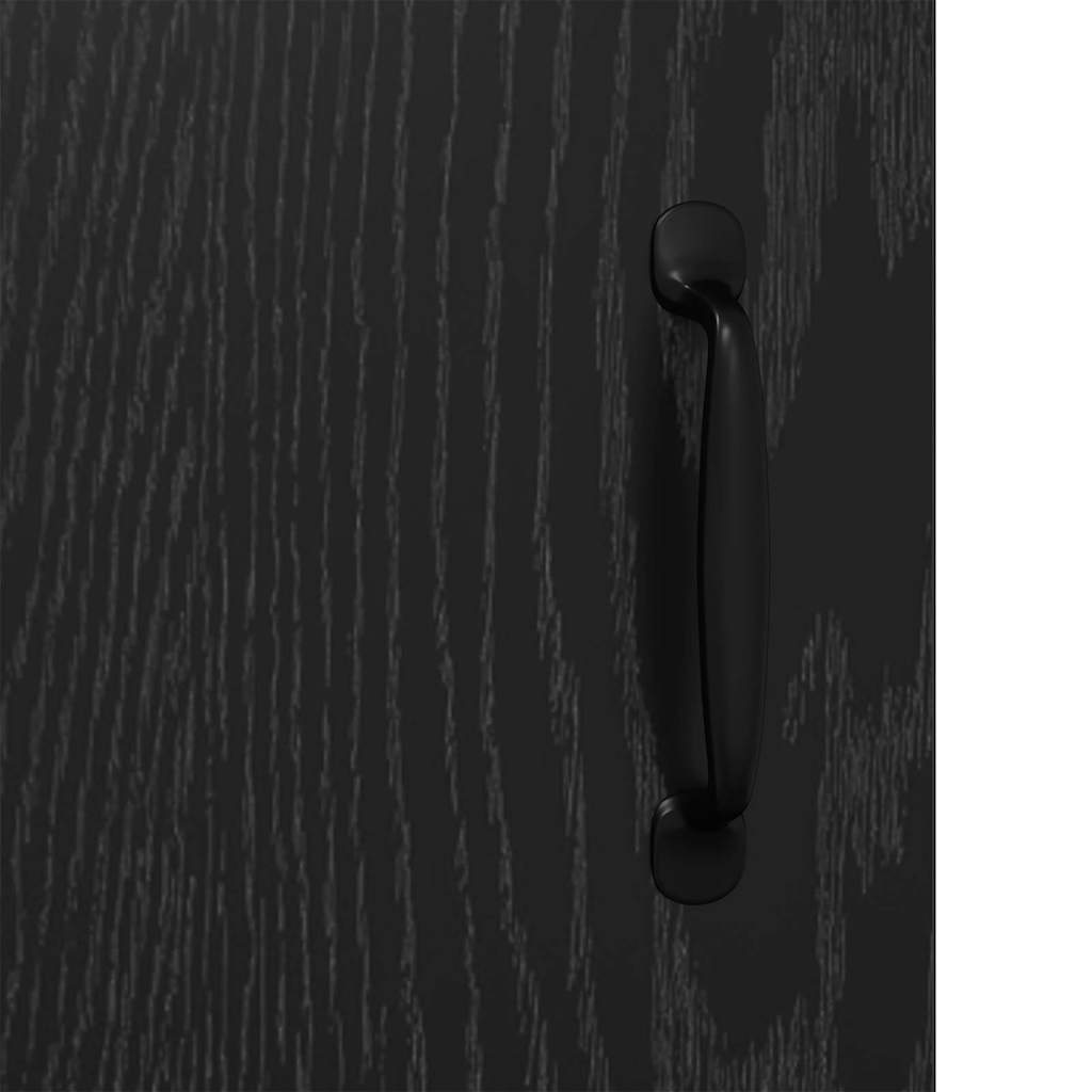 vidaXL Πλαϊνό γραφείο Μαύρη Οξυά 69,5 x 34 x 90 εκ.