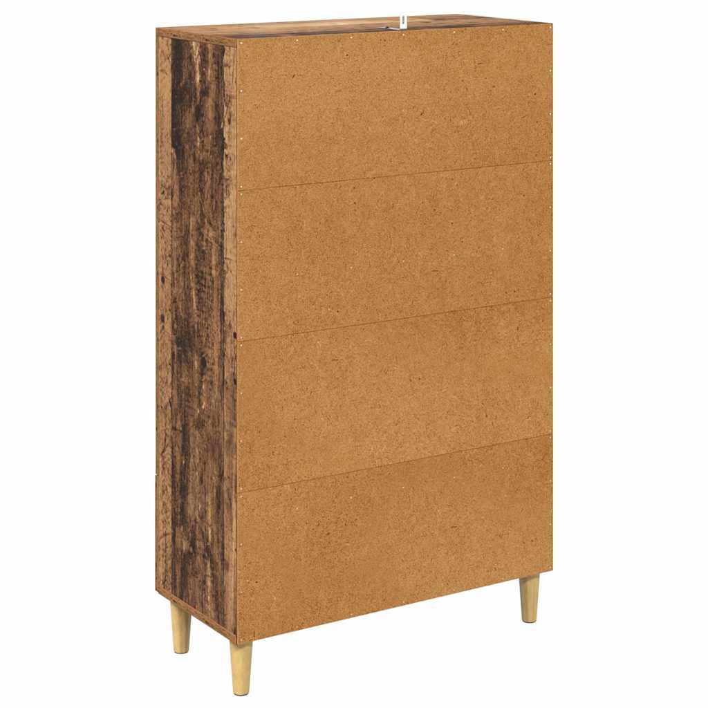 vidaXL Highboard Παλιό Ξύλο 70 x 31 x 115 εκ Επεξεργασμένο ξύλο