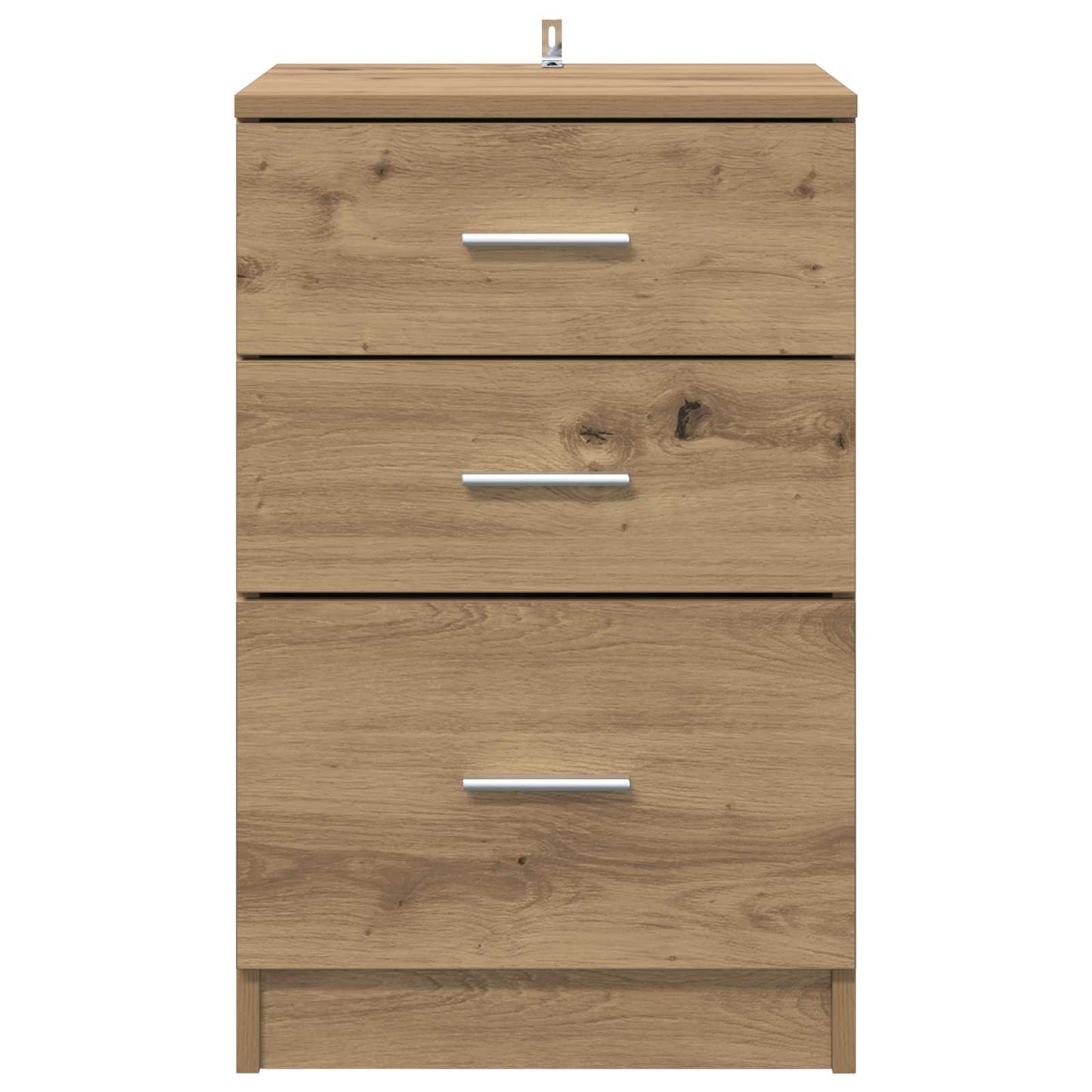 vidaXL Κομοδίνο Artisan Oak 40 x 40 x 63 εκ. Επεξεργασμένο Ξύλο