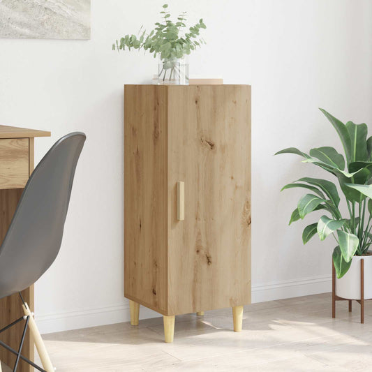 vidaXL Πλαϊνό γραφείο Επιτοίχιο Artisan Oak 34,5 x 34 x 90 εκ.