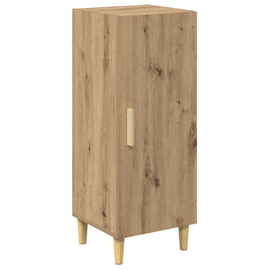 vidaXL Πλαϊνό γραφείο Επιτοίχιο Artisan Oak 34,5 x 34 x 90 εκ.