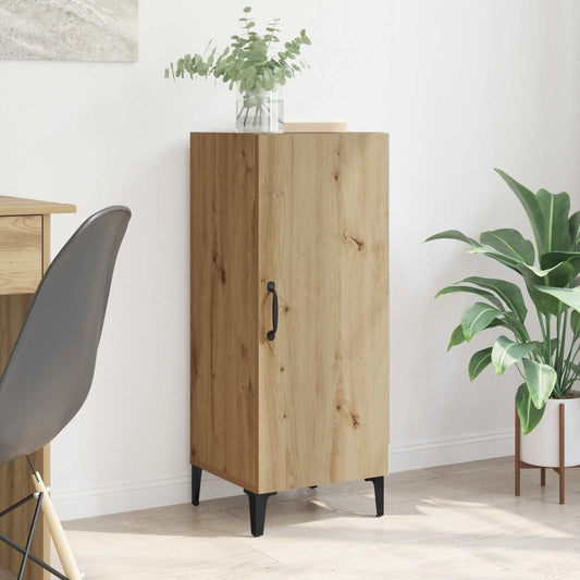 vidaXL Πλαϊνό γραφείο Επιτοίχιο Artisan Oak 34,5 x 34 x 90 εκ.