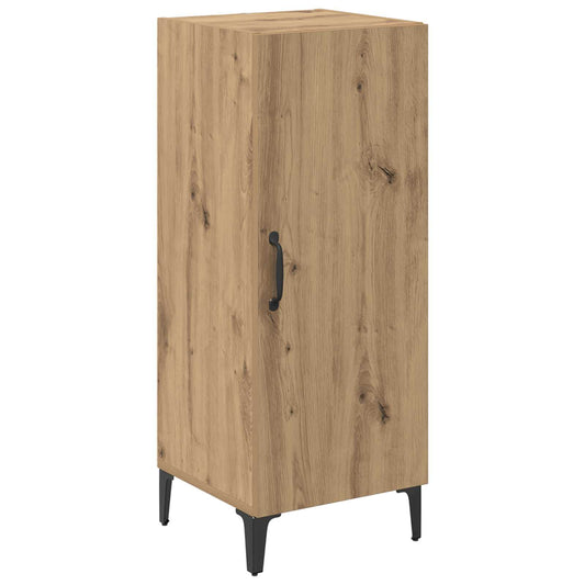 vidaXL Πλαϊνό γραφείο Επιτοίχιο Artisan Oak 34,5 x 34 x 90 εκ.