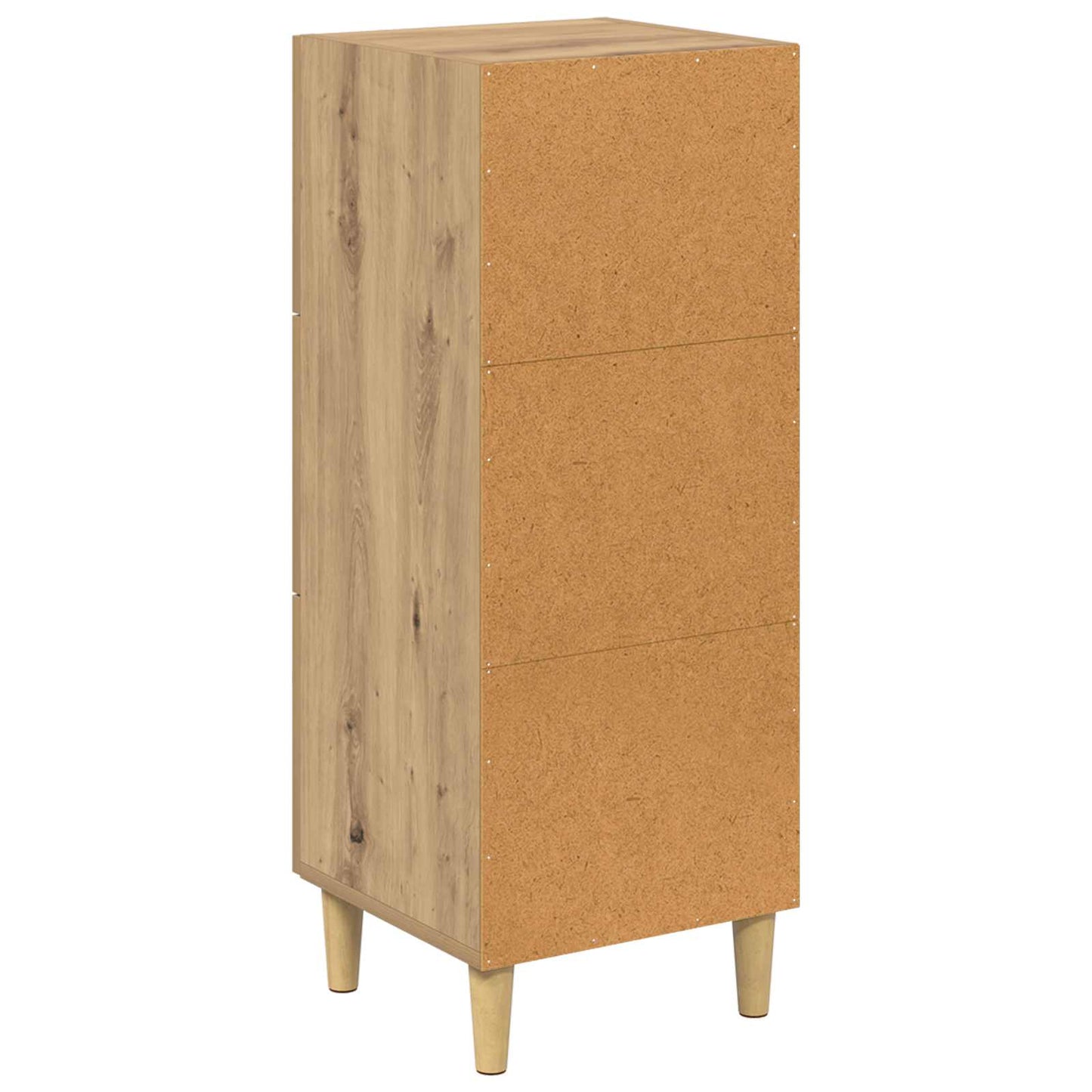 vidaXL Πλαϊνό γραφείο με συρτάρι artisan δρυς 34,5 x 34 x 90 εκ.