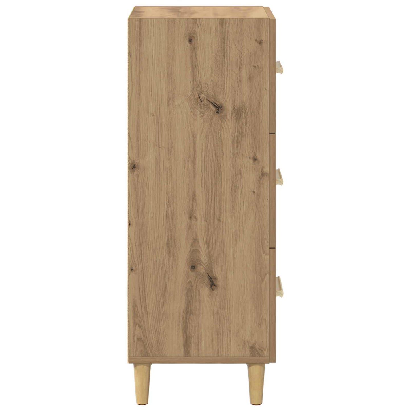 vidaXL Πλαϊνό γραφείο με συρτάρι artisan δρυς 34,5 x 34 x 90 εκ.