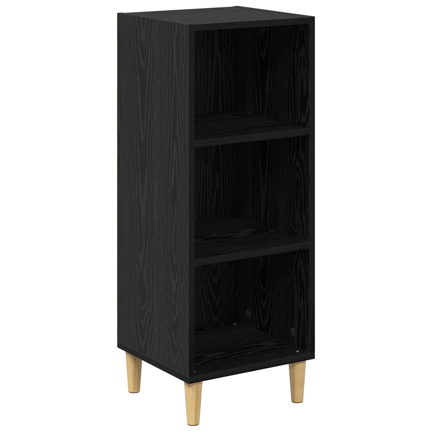vidaXL Πλαϊνό γραφείο Μαύρη Οξυά 34,5 x 32,5 x 90 εκ.