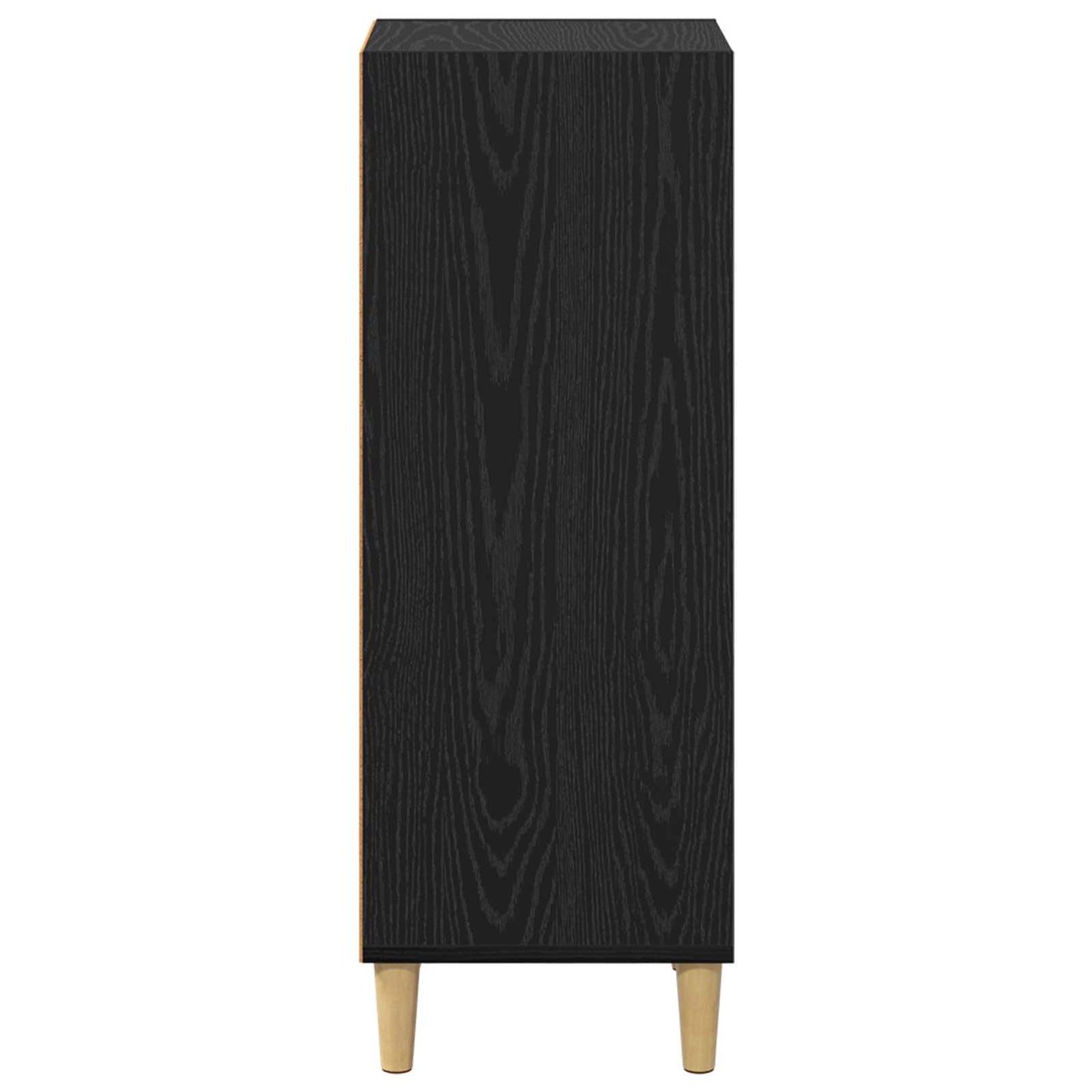 vidaXL Πλαϊνό γραφείο Μαύρη Οξυά 34,5 x 32,5 x 90 εκ.