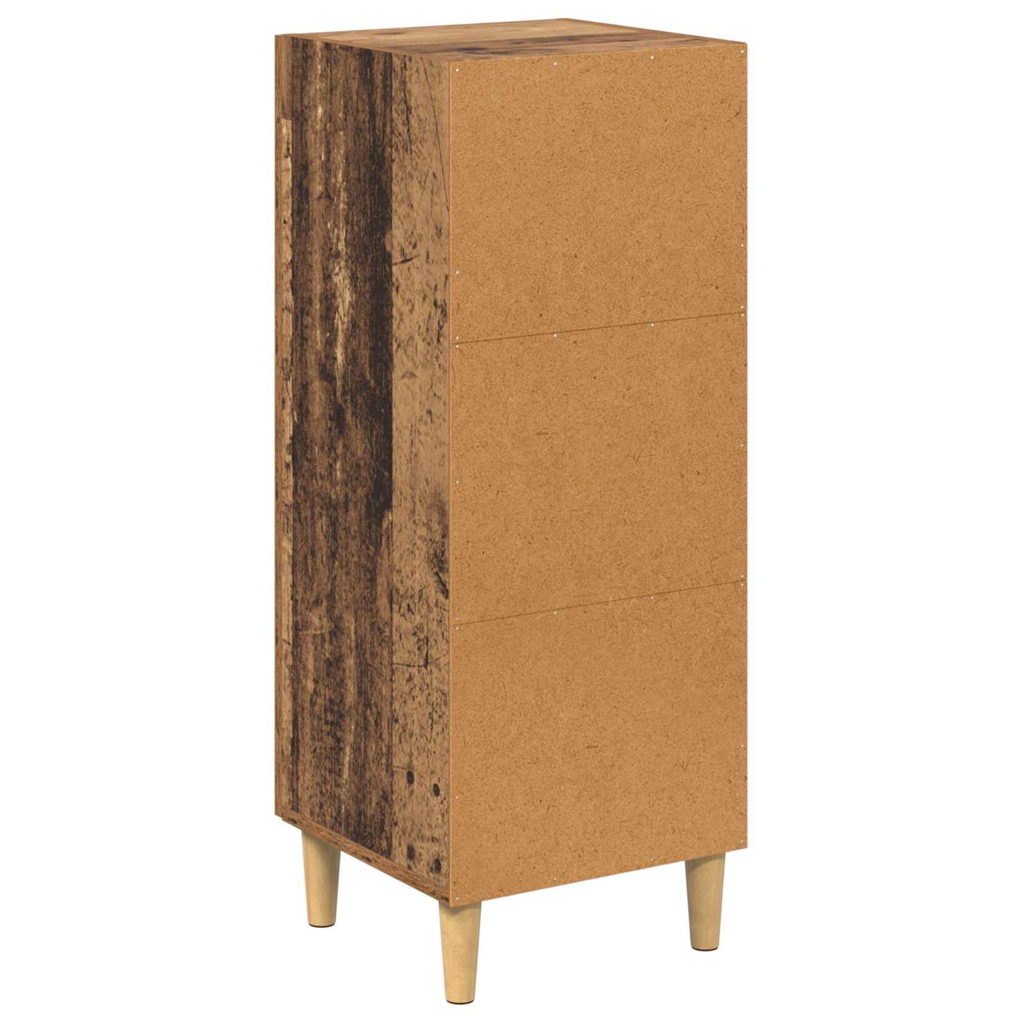 vidaXL Πλαϊνό γραφείο Παλιό ξύλο 34.5 x 32.5 x 90 εκ.