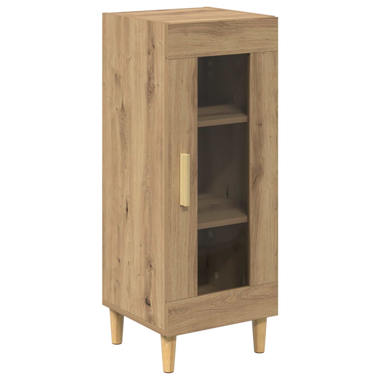 vidaXL Πλαϊνό γραφείο Artisan Oak 34.5 x 32.5 x 90 εκ.
