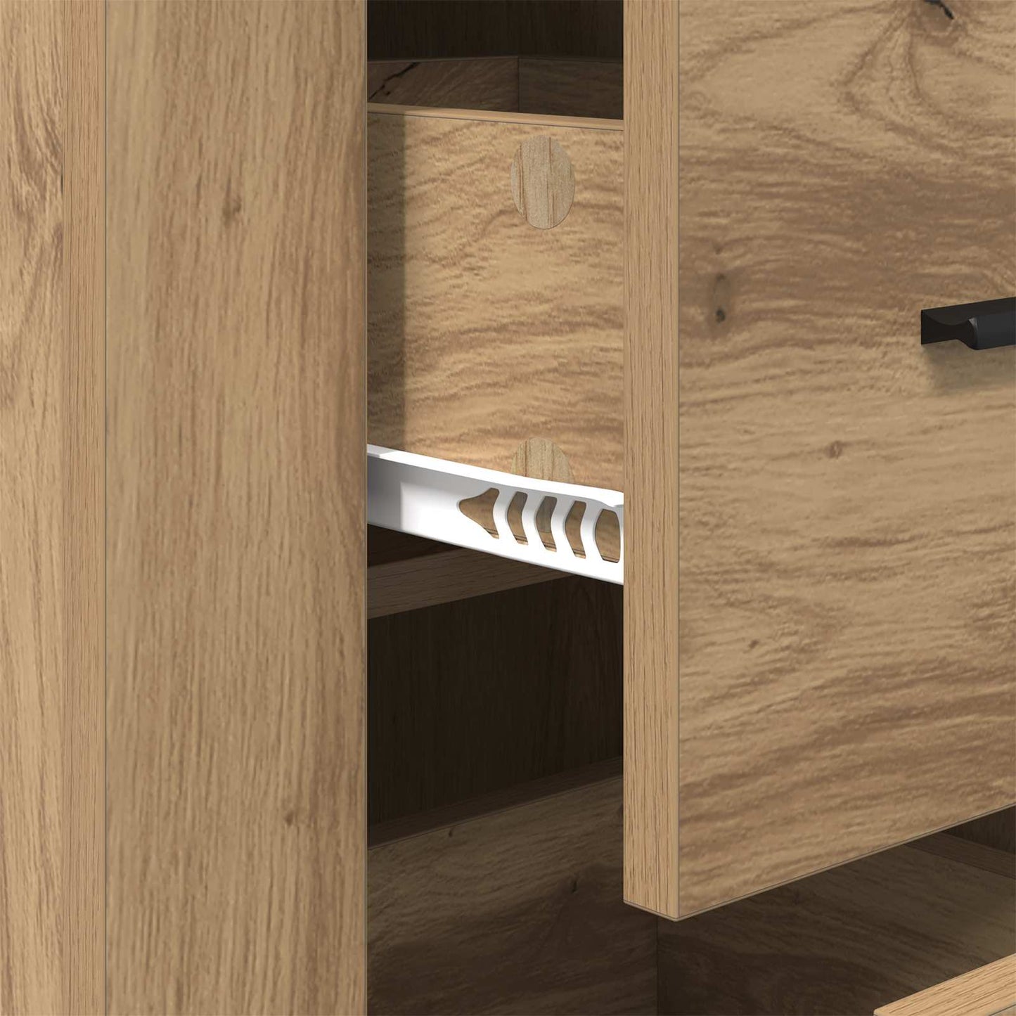 vidaXL Πλαϊνό γραφείο Artisan Oak 40 x 33 x 70 εκ. Επεξεργασμένο ξύλο