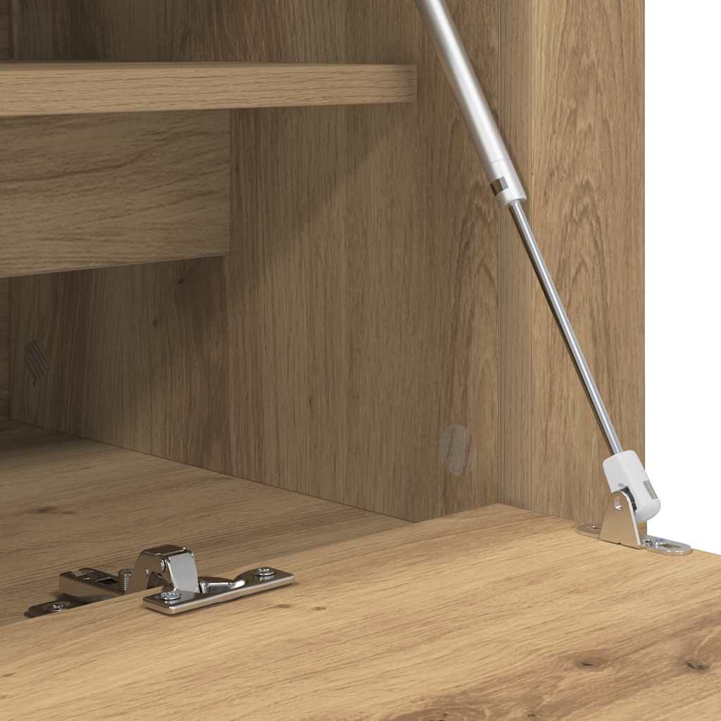 vidaXL Ντουλάπα Παπουτσιών με ράφι artisan δρυς 100 x 35 x 38 εκ.