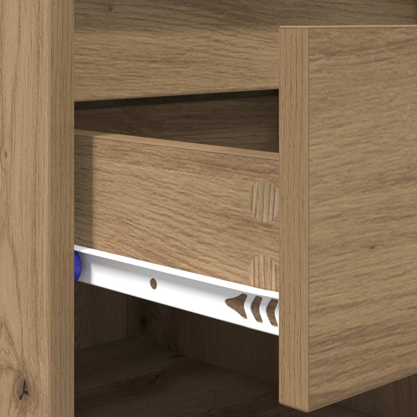 vidaXL Ντουλάπα Παπουτσιών με συρτάρι Artisan Oak 102 x 36 x 60 εκ.
