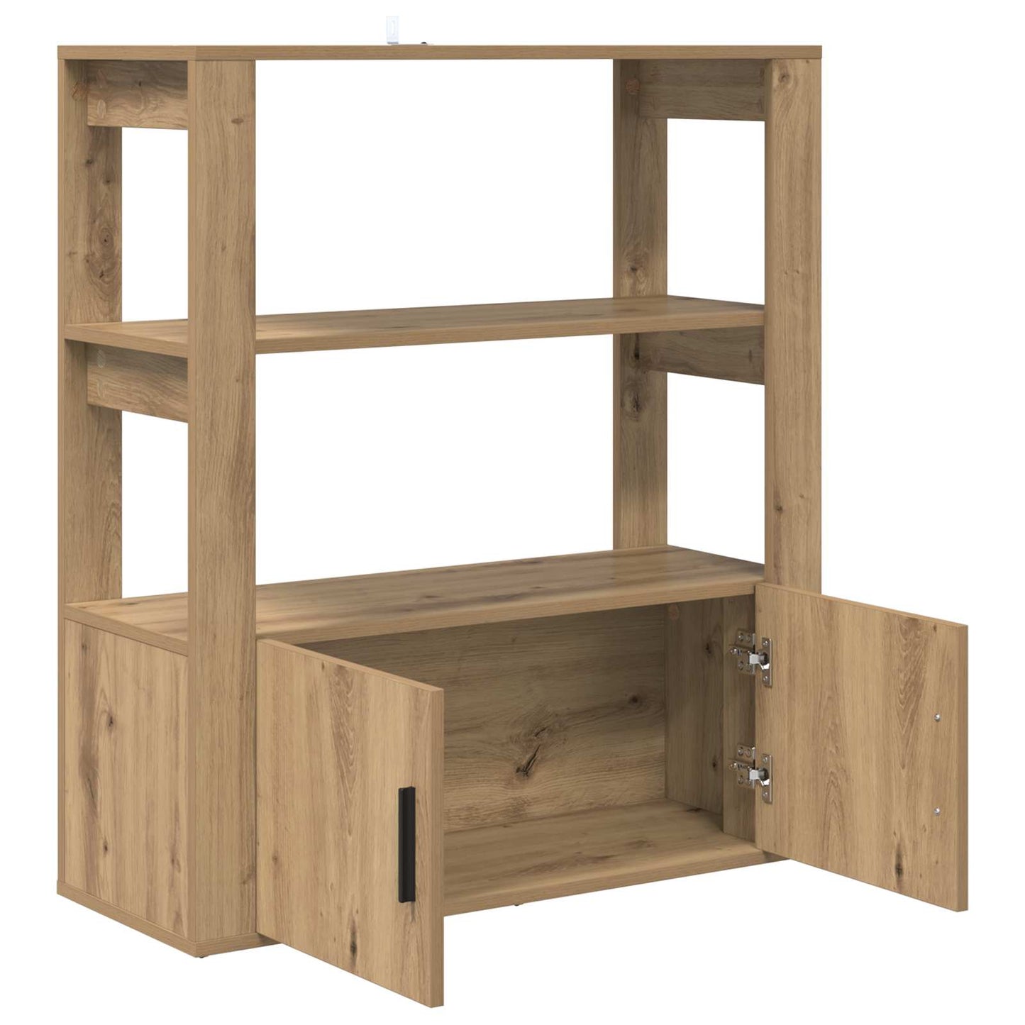 vidaXL Πλαϊνό γραφείο artisan δρυς 30 x 80 x 90 εκ Επεξεργασμένο ξύλο