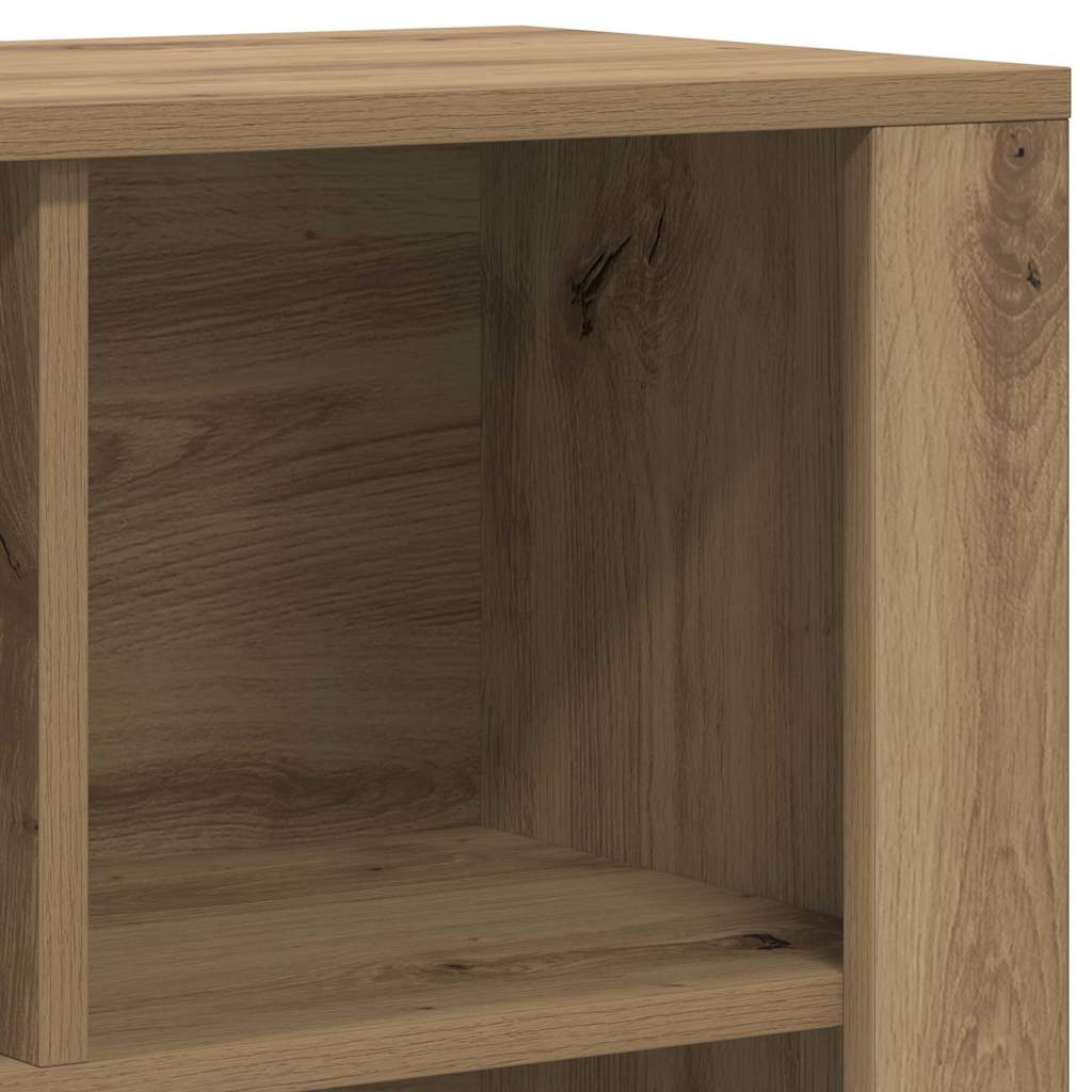vidaXL Πλαϊνό γραφείο Artisan Oak 80 x 30 x 53 εκ. Επεξεργασμένο ξύλο