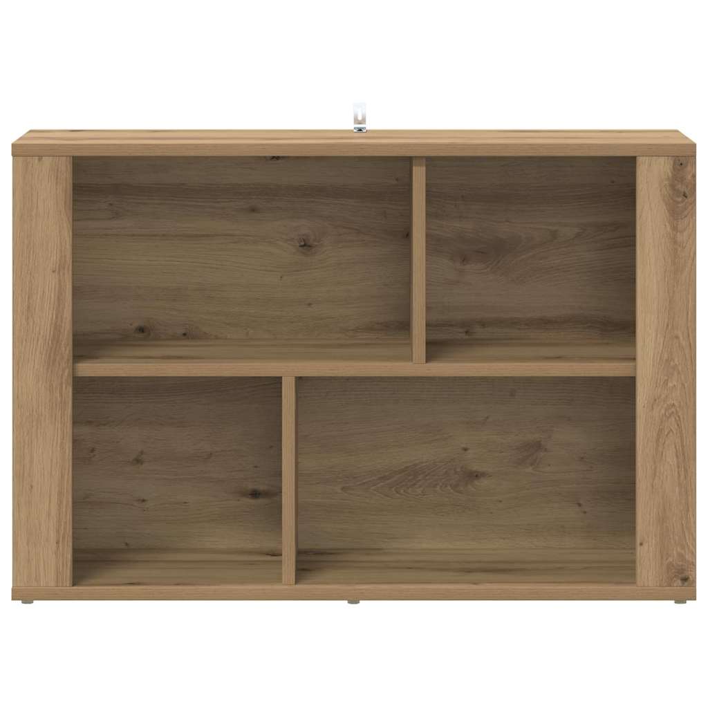 vidaXL Πλαϊνό γραφείο Artisan Oak 80 x 30 x 53 εκ. Επεξεργασμένο ξύλο