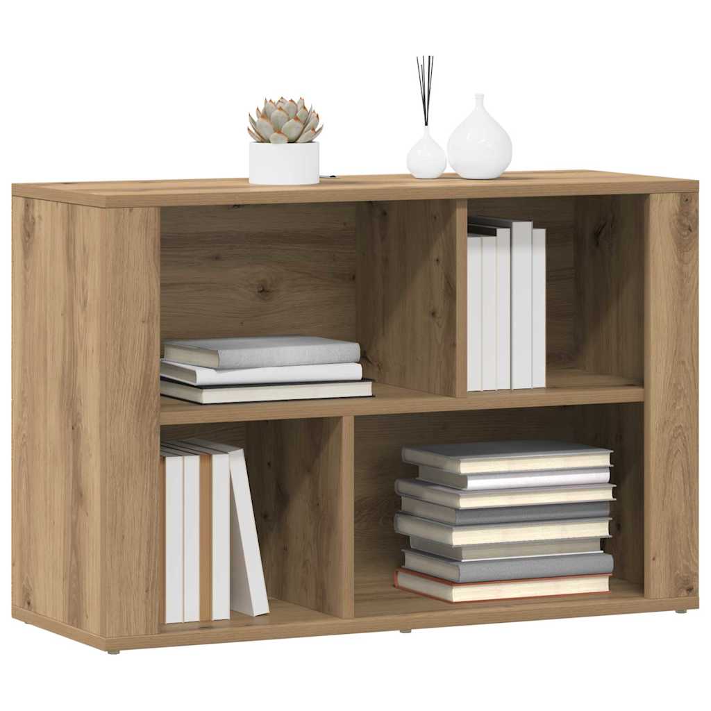 vidaXL Πλαϊνό γραφείο Artisan Oak 80 x 30 x 53 εκ. Επεξεργασμένο ξύλο