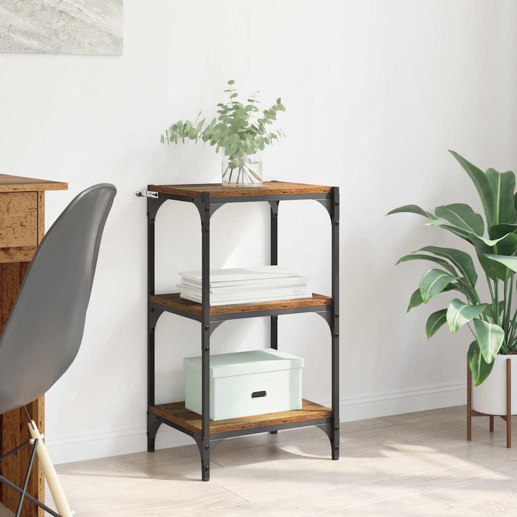 vidaXL Βιβλιοθήκη Παλαιό ξύλο 40 x 33 x 70,5 εκ.