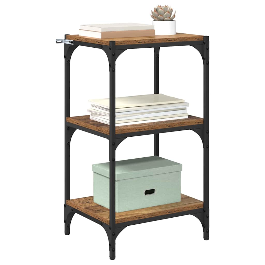 vidaXL Βιβλιοθήκη Παλαιό ξύλο 40 x 33 x 70,5 εκ.