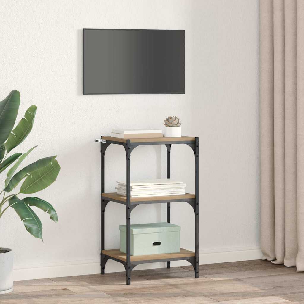 vidaXL Βιβλιοθήκη artisan δρυς 40 x 33 x 70,5 εκ.