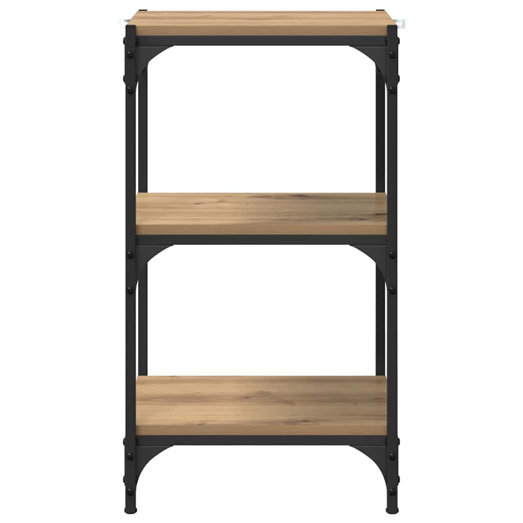 vidaXL Βιβλιοθήκη artisan δρυς 40 x 33 x 70,5 εκ.