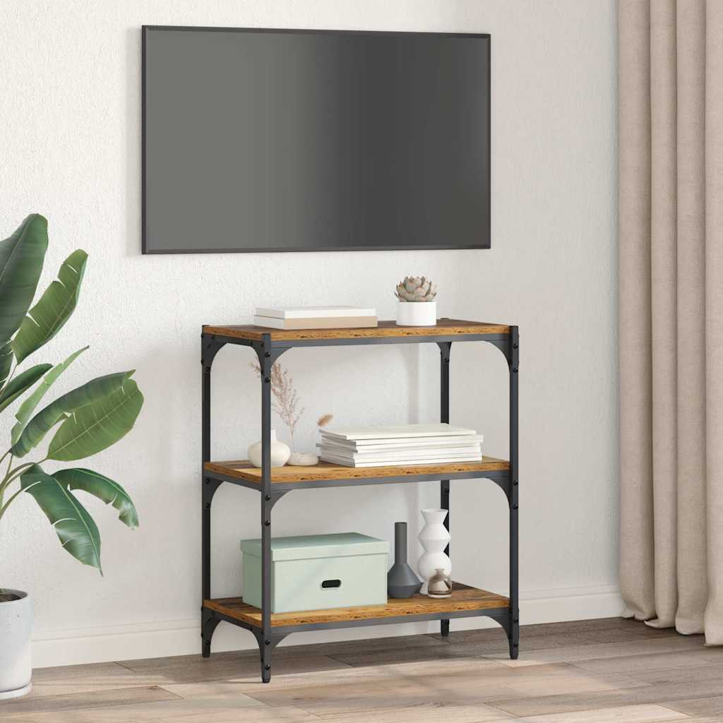 vidaXL Βιβλιοθήκη Παλαιό ξύλο 60 x 33 x 70,5 εκ.