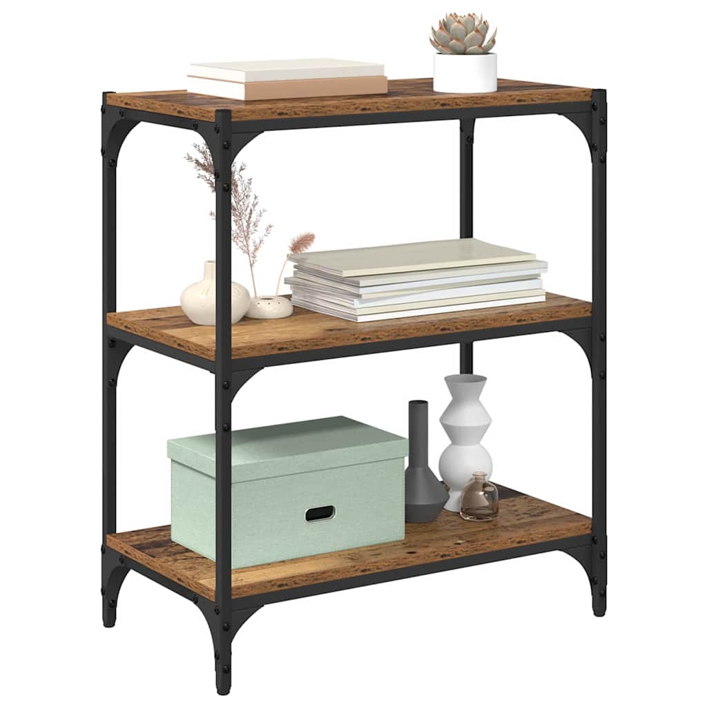 vidaXL Βιβλιοθήκη Παλαιό ξύλο 60 x 33 x 70,5 εκ.