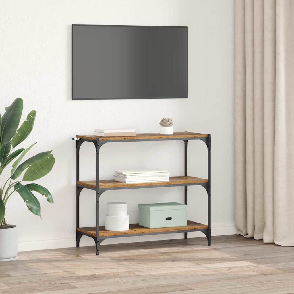 vidaXL Βιβλιοθήκη Παλιό Ξύλο 80 x 33 x 70,5 εκ.